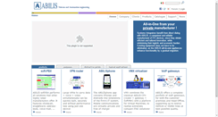 Desktop Screenshot of abilis.net