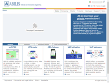 Tablet Screenshot of abilis.net